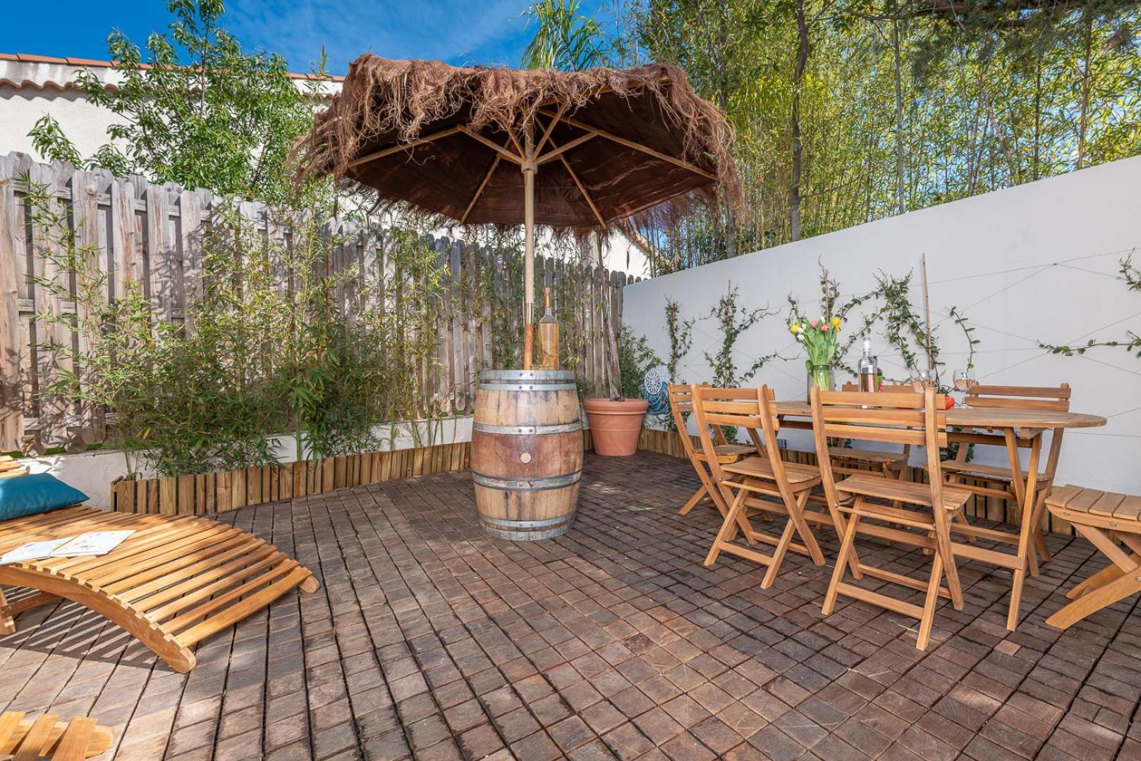 Appartement 6 Pers Jardin Prive La Cabane Bambou - Mandara Beach , Antibes French Riviera Juan-les-Pins Exterior photo